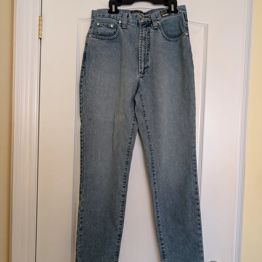 Versace Jeans Couture Denim with Black Leather Patch - Picture 7 of 15